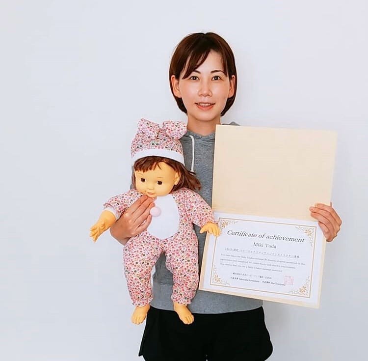 JAHA認定 ベビーヨガ認定人物写真