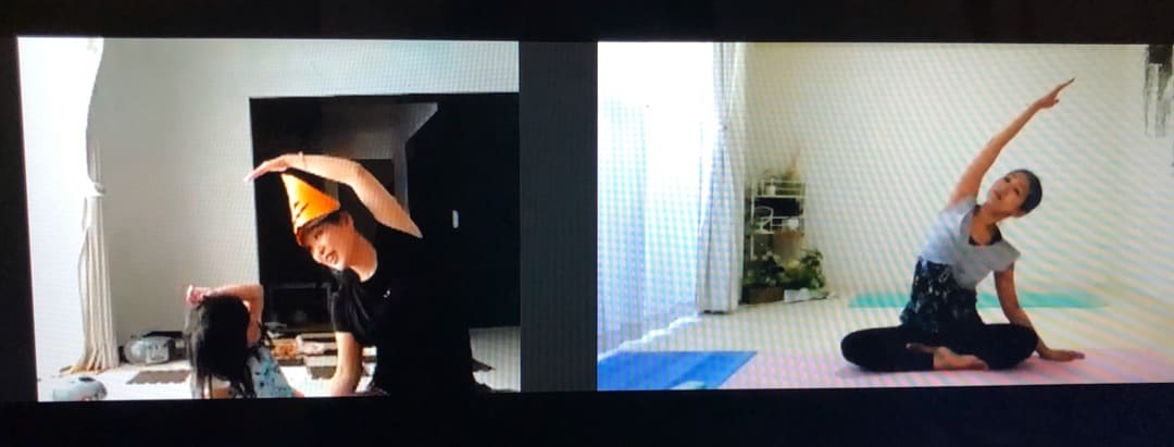 オンラインキッズヨガポーズ