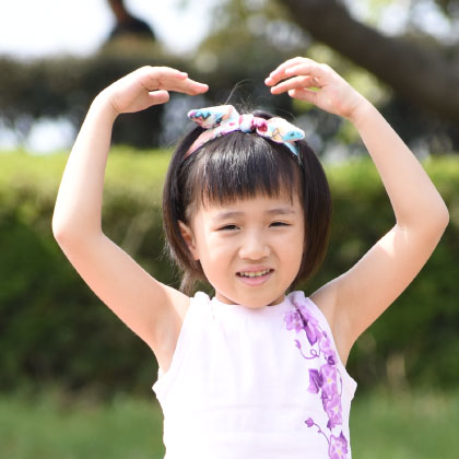 子どもの集中力をアップさせ学力の向上につながります。